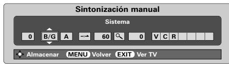 TOSHIBA 46WM48 - Sintonización manual - 3