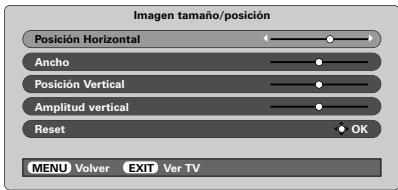 TOSHIBA 46WM48 - Posición de la imagen - 2