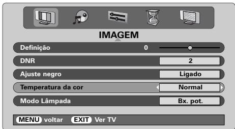 TOSHIBA 46WM48 - Temperatura da cor - 1