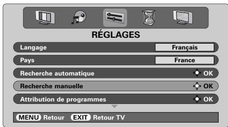 TOSHIBA 46WM48 - Recherche manuelle - 2
