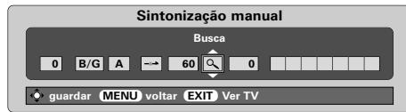 TOSHIBA 46WM48 - Sintonização manual - 4