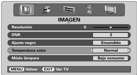 TOSHIBA 46WM48 - Temperatura color - 1