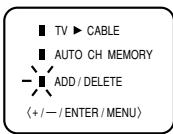 TOSHIBA 13A22 - TO ADD/DELETE CHANNELS - 6