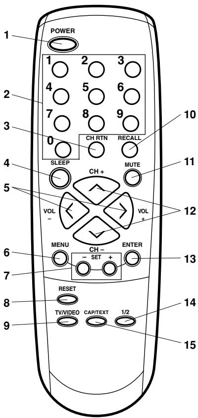 TOSHIBA 13A22 - REMOTE CONTROL - 1