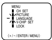 TOSHIBA 13A22 - CHOIX DE LA LANGUE - 1