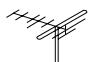 TOSHIBA 13A24 - Antennes VHF et UHF séparées ou antenne VHF/UHF combinée avec câbles séparés. - 4