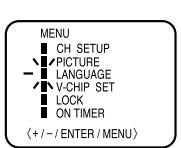 TOSHIBA 13A24 - CHOIX DE LA LANGUE - 1