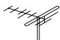 TOSHIBA 13A24 - Antennes VHF et UHF séparées ou antenne VHF/UHF combinée avec câbles séparés. - 2