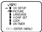 TOSHIBA 13A24 - POUR AJOUTER/EFFACER DES CANAUX DE LA MÉMOIRE - 3