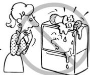 TOSHIBA 13A24 - DANGER: RISK OF SERIOUS PERSONAL INJURY, DEATH, OR EQUIPMENT DAMAGE! Never place the TV on - 4