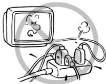 TOSHIBA 13A24 - DANGER: RISK OF SERIOUS PERSONAL INJURY, DEATH, OR EQUIPMENT DAMAGE! Never place the TV on - 7