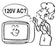 TOSHIBA 13A24 - DANGER: RISK OF SERIOUS PERSONAL INJURY, DEATH, OR EQUIPMENT DAMAGE! Never place the TV on - 9