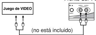 TOSHIBA 13A24 - Para conectar el TV a un jeu de VIDEO. - 1