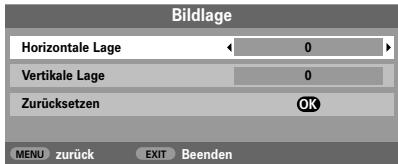 TOSHIBA 27WL56 - Bildposition - 2