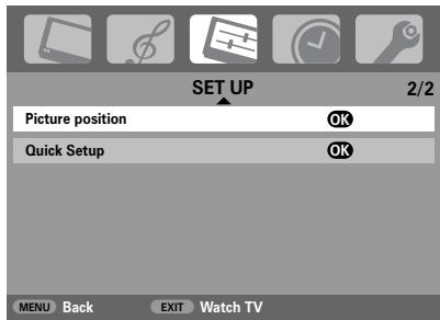 TOSHIBA 27WL56 - Picture position - 1