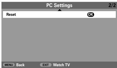 TOSHIBA 27WL56 - Reset - 1