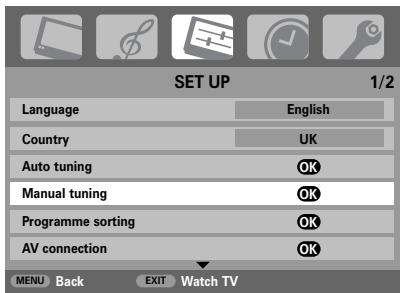 TOSHIBA 27WL56 - Manual tune - 2