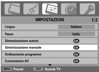 TOSHIBA 27WL56 - Sintonizzazione manuale - 2