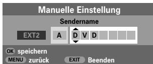 TOSHIBA 27WL56 - Manuelle Sendereinstellung Fortsetzung Überspringen von Programmen - 2