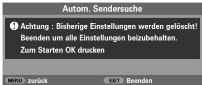 TOSHIBA 27WL56 - Verwenden des autom. Sendersuche - 2