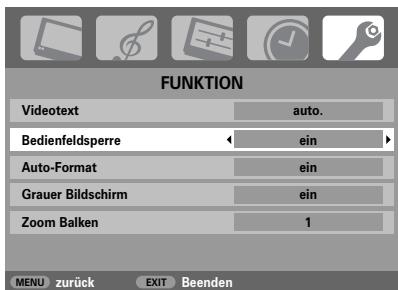 TOSHIBA 27WL56 - Bedienfeldsperre - 1