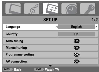 TOSHIBA 27WL56 - Using Auto tuning - 1