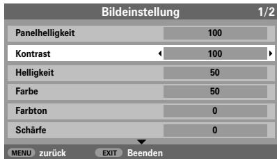 TOSHIBA 27WL56 - Bildvoreinstellungen - 1