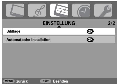 TOSHIBA 27WL56 - Bildposition - 1