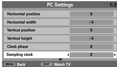 TOSHIBA 27WL56 - Sampling clock - 1