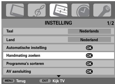 TOSHIBA 32WL56 - Handmatige afstemming - 2