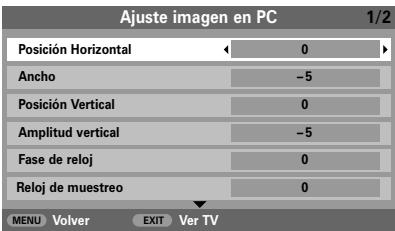 TOSHIBA 32WL56 - Posición de la imagen - 2