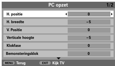 TOSHIBA 32WL56 - Beeldpositie - 2