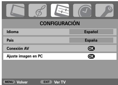 TOSHIBA 32WL56 - Posición de la imagen - 1