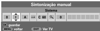 TOSHIBA 32WL56 - Sintonização manual - 3