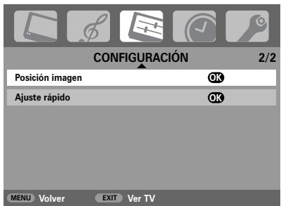 TOSHIBA 32WL56 - Posición de la imagen - 1