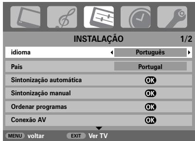 TOSHIBA 32WL56 - Utilizar a Sintonização automática - 1