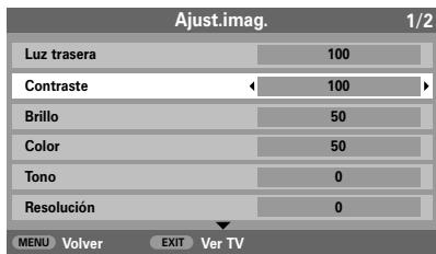 TOSHIBA 32WL56 - Preferencias de imágenes - 1