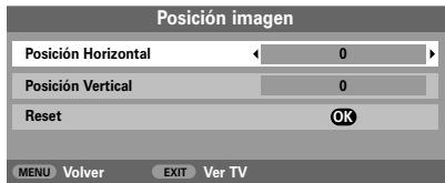 TOSHIBA 32WL56 - Posición de la imagen - 2
