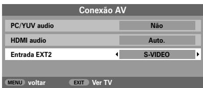 TOSHIBA 32WL56 - Seleção do sinal de ENTRADA - 1