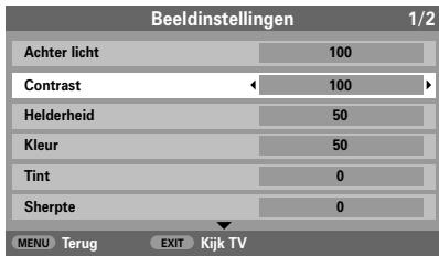 TOSHIBA 32WL56 - Voorkeursinstellingen - 1