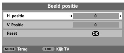 TOSHIBA 32WL56 - Beeldpositie - 2