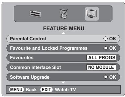 TOSHIBA AV505D - Setting the PIN - 1