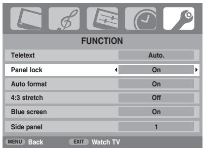 TOSHIBA AV505D - Panel lock - 1