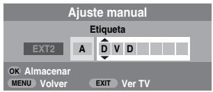TOSHIBA AV505D - SINTONIZACION DE LA TELEVISION - 2