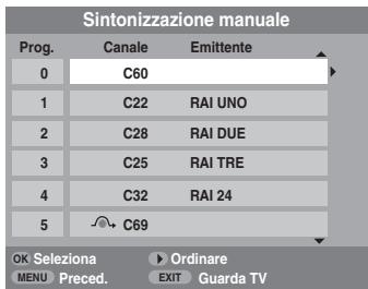 TOSHIBA AV505D - Sintonizzazione manuale - 3