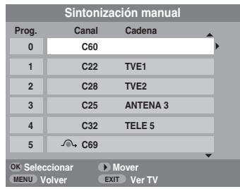 TOSHIBA AV505D - Sintonizacion manual - 3