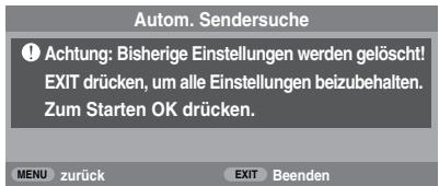 TOSHIBA AV505D - Verwenden der Autom. Sendersuche - 2