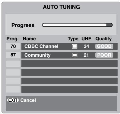 TOSHIBA AV505D - Digital auto tuning - 4