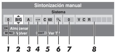 TOSHIBA AV505D - Sintonizacion manual - 1