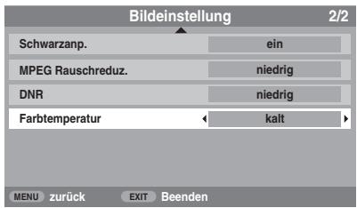 TOSHIBA AV505D - Farbtemperatur - 1
